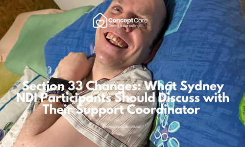 Section 33 Changes: What Sydney NDI Participants Should Discuss with Their Support Coordinator